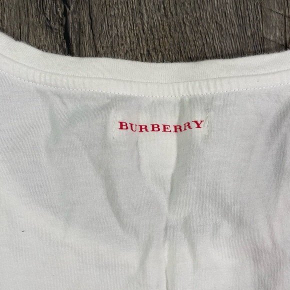 BURBERRY Heart Girls Short Sleeve Shirt - Picture 3 of 5